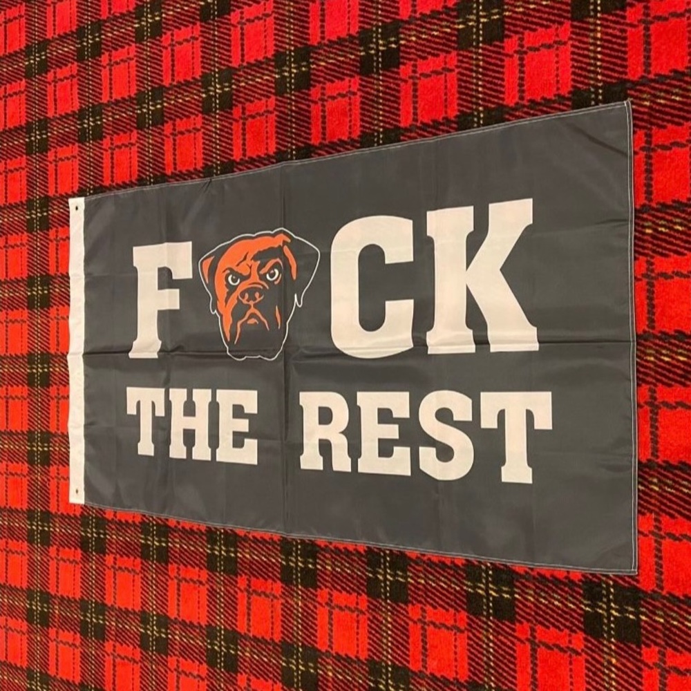 Brand new Cleveland Browns banner flag